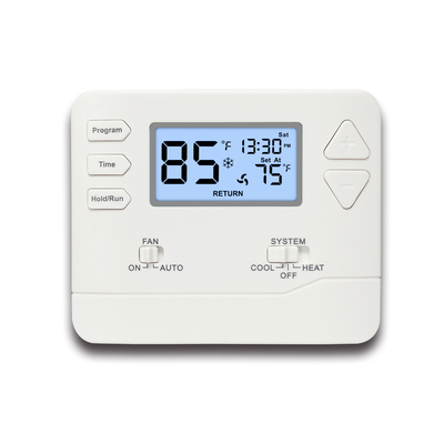 Non-Programmable Thermostat 1 Heat 1 Cool HP/AC STN605 7 Day Programmable With White Backlight