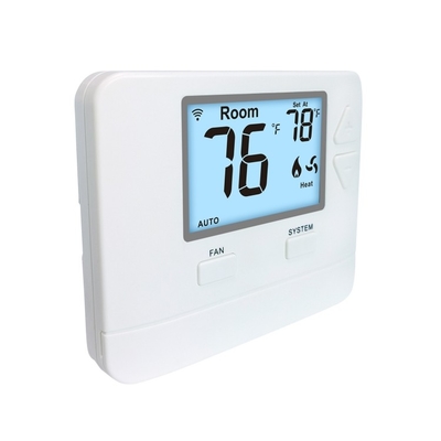 Riseem Air Conditioner Smart WIFI Digital Thermostat HVAC STN701W 24V White ABS