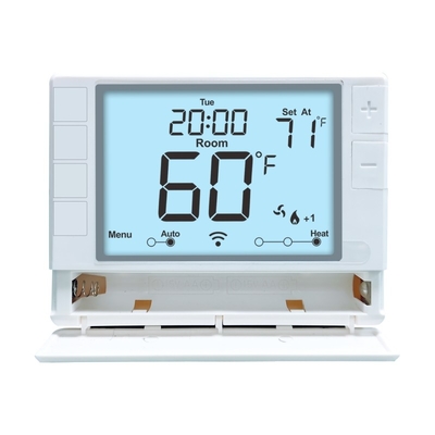 5/1/1 Programmable Thermostat For House 1H/1C With Large LCD Display Of Room Temperature RTH705