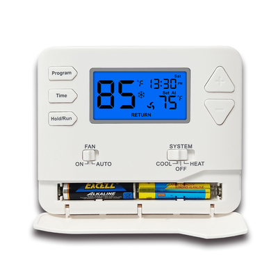 Temperature Controller 7 Day Programmable Thermostat Battery Or 24V For Optimal Control