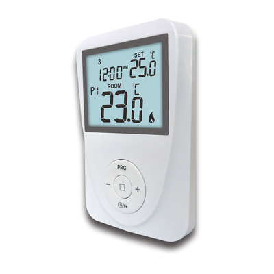 230V 7 Day Programmable White Color Gas Boiler Digital Heating Room Thermostat