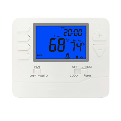 Anti-Flammable ABS PC Non Programmable Thermostat For Digital Temperature Management And Control