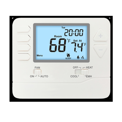 Anti-Flammable ABS PC Non Programmable Thermostat For Digital Temperature Management And Control
