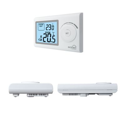 Orange Backlight Boiler Temperature Control for Customizable Temperature Settings