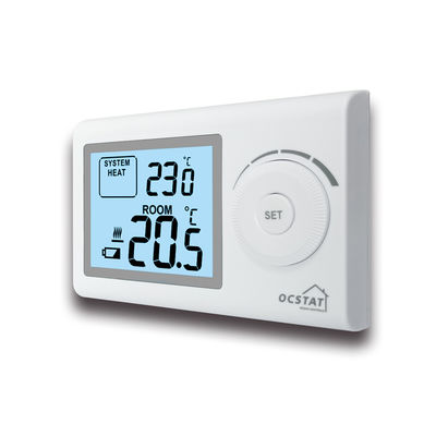 Wall-mounted RF Room Thermostat with ABS Materials and Anti-flammable Properties