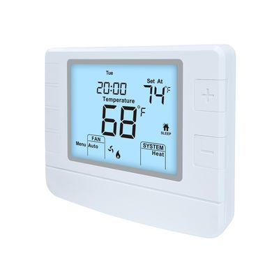 Riseem Customizable 7 Day Programmable Thermostat with G Terminal Designations and 50/60Hz Power Supply