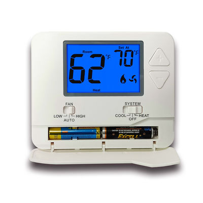 Riseem 24V Temperature Control Ranges 44°F To 90°F Wired Room Temperature Heating PTAC Thermostat For Heating Systems