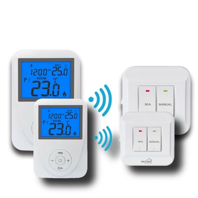868MHZ Wireless Room Thermostat Providing 6W Consumption and 6 2A Load Rating Ensuring Stable Performance in HVAC Applications