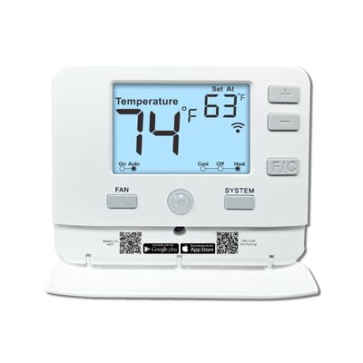 Display Size 403 Sqin 2604mm2 Air Conditioning PTAC RF Thermostat System with Energy Saving Mode Infrared Human Sensor Offering Temperature Control