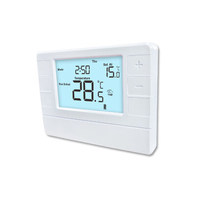 Temperature Control Boiler Temperature Control Heating Programmable Thermostat White Color Unit Providing Heat Control and Enhanced Operational Safety