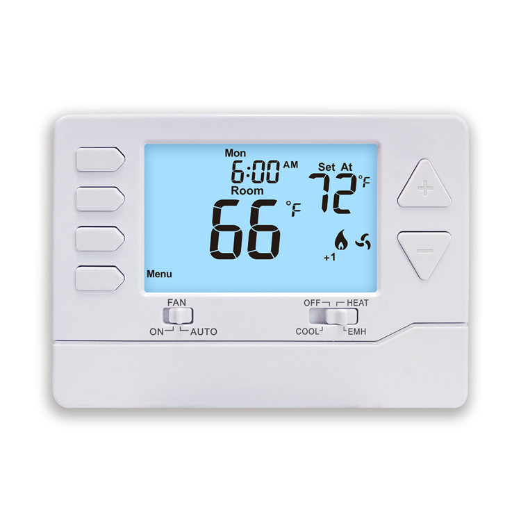 5.65 Sq.in. Display Size Non Programmable Heat Pump Thermostat for COOL System Operation Mode Energy Saving Solution