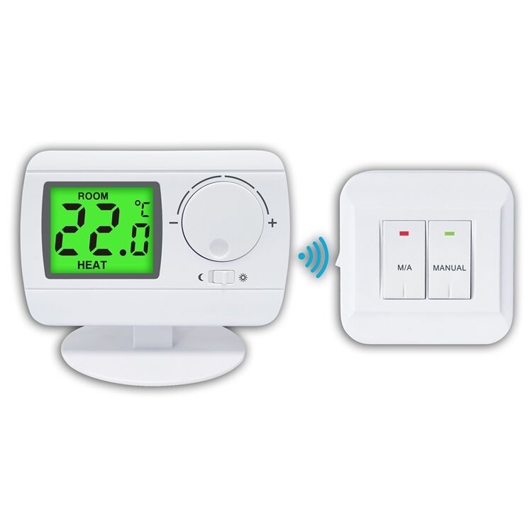 RF Connectivity Digital Thermostat Controller with 2 AA Size Battery Power Ensuring Stable and Precise Temperature Control