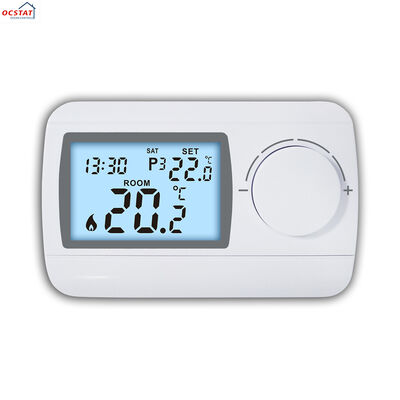 ২৩০V ৭ দিনের বয়লার রুমের তারযুক্ত থার্মোস্ট্যাট যা বয়লার রুম গরম এবং শক্তি সাশ্রয়ের জন্য সঠিক তাপমাত্রা পর্যবেক্ষণ এবং নিয়ন্ত্রণ সরবরাহ করে