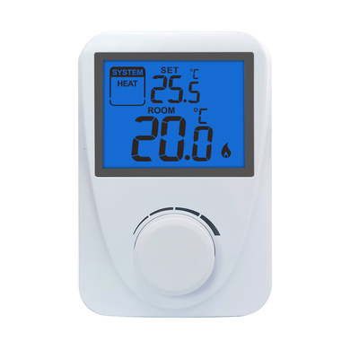 Riseem ST2601 230V নন-প্রোগ্রামযোগ্য ডিজিটাল হিটিং রুম থার্মোস্ট্যাট ব্লু ব্যাকলাইট গ্যাস বয়লার