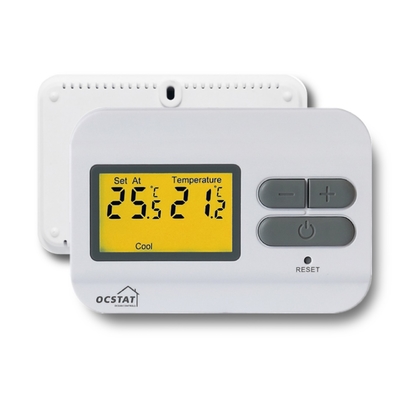 230V ওমরন রিলে ইউনিভার্সাল তারযুক্ত ঘর থার্মোস্ট্যাট পুশ বোতামগুলির সাথে